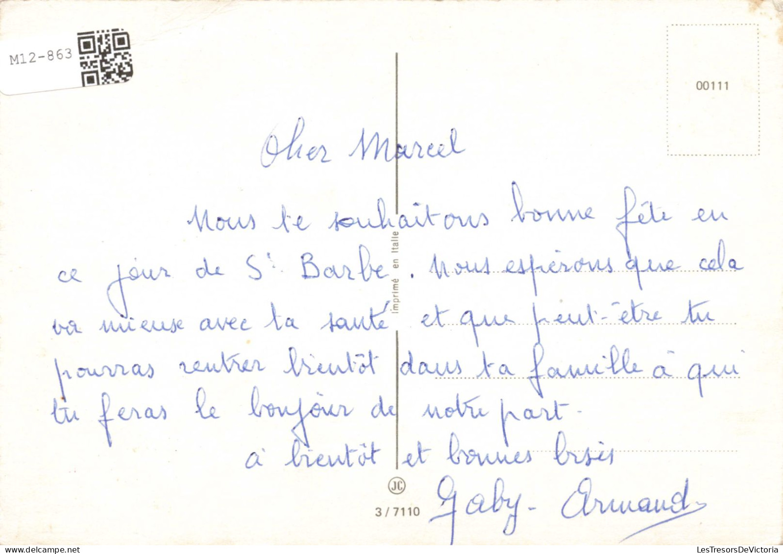 FRANCE - Algrange - Vive Ste Barbe - Charbon - Mines - Carte Postale Ancienne - Autres & Non Classés