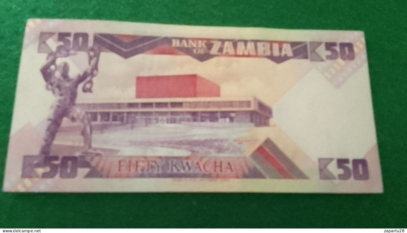 ZAMBİYA-     50     KWACHA        UNC - Zambie