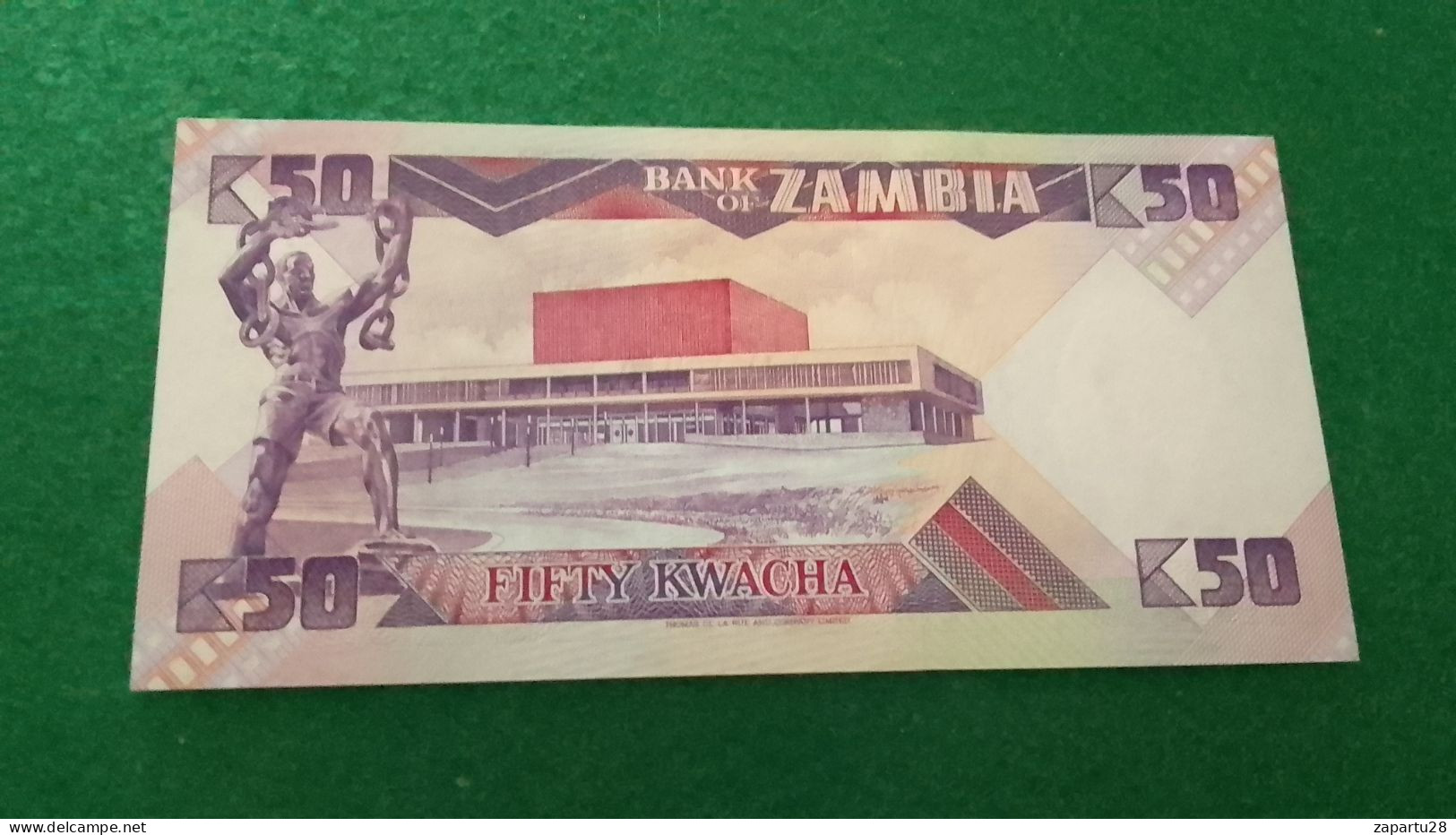 ZAMBİYA-     50     KWACHA        UNC - Zambie