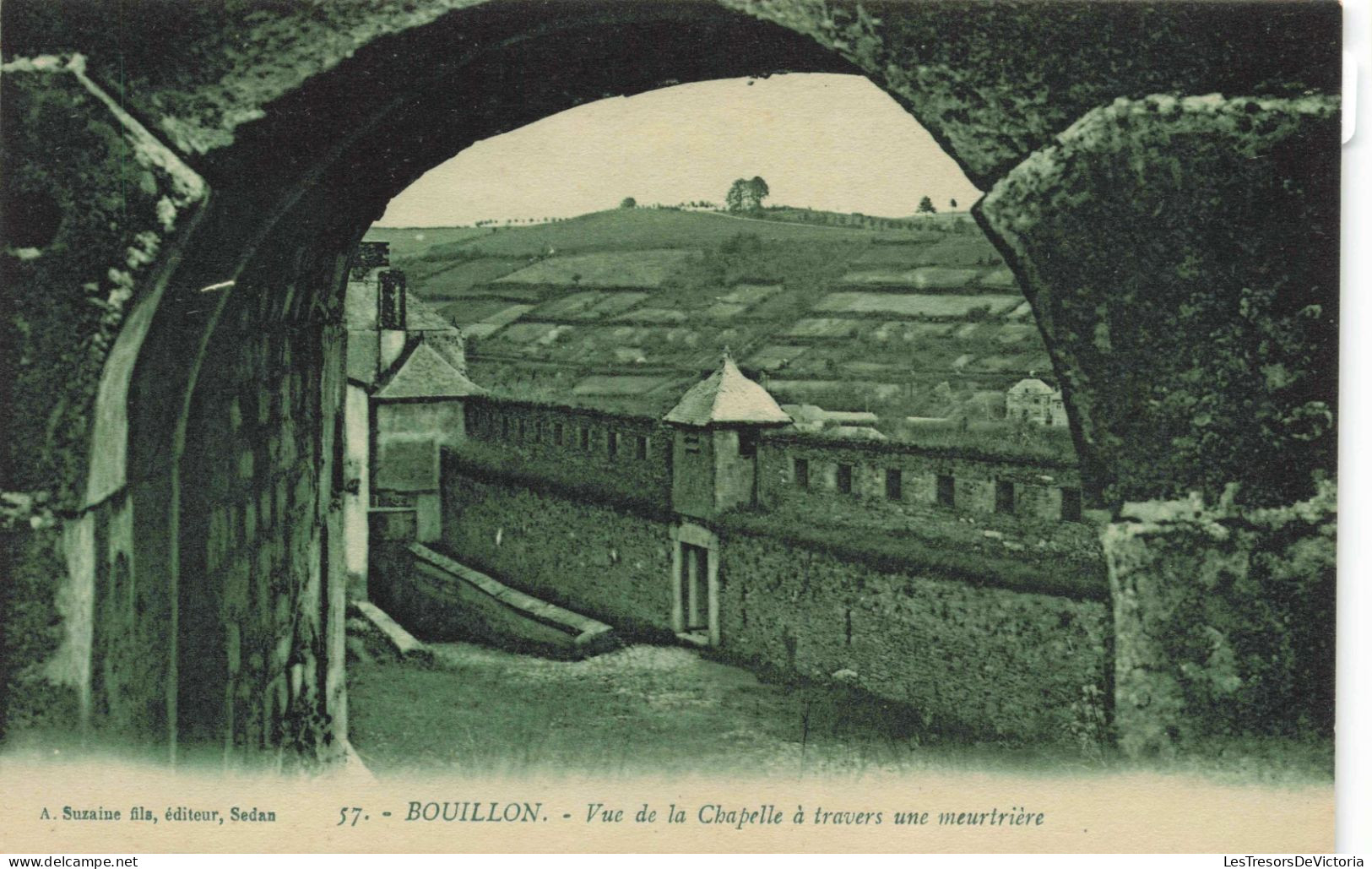 BELGIQUE - Bouillon - Vue De La Chapelle à Travers Une Meurtrière - Carte Postale Ancienne - Bouillon