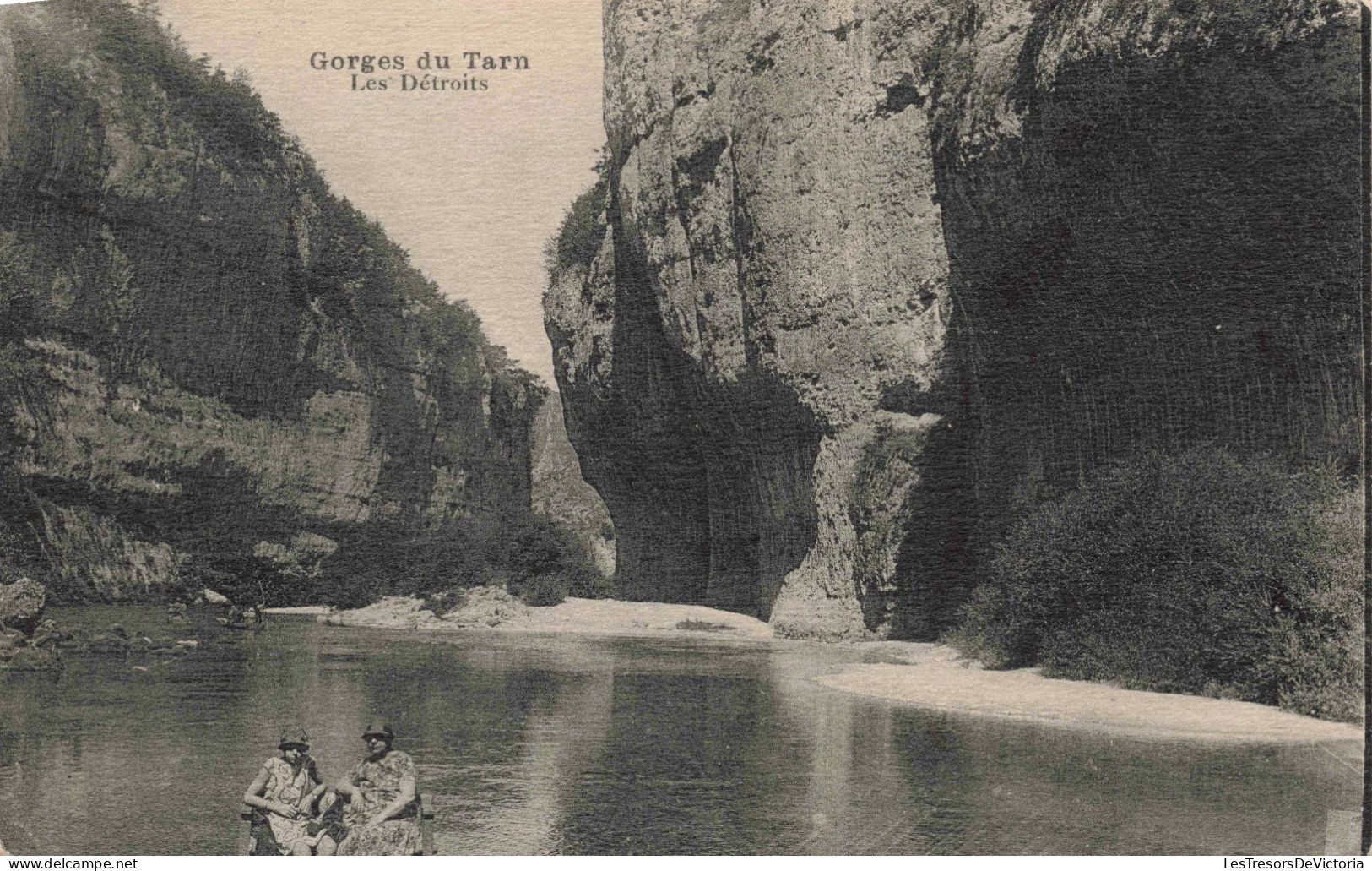 FRANCE - Gorges Du Tarn - Les Détroits - Carte Postale Ancienne - Gorges Du Tarn