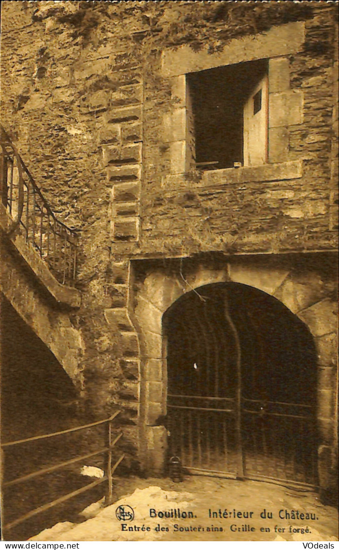 Belgique - Luxembourg - Bouillon - Intérieur Du Château - Entrée Des Soutérains - Bouillon