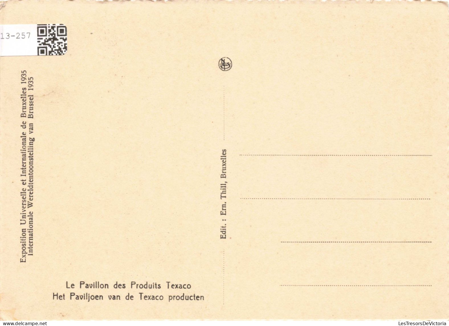 PHOTOGRAPHIE - Le Pavillon Des Produits Texaco - Carte Postale Ancienne - Photographie