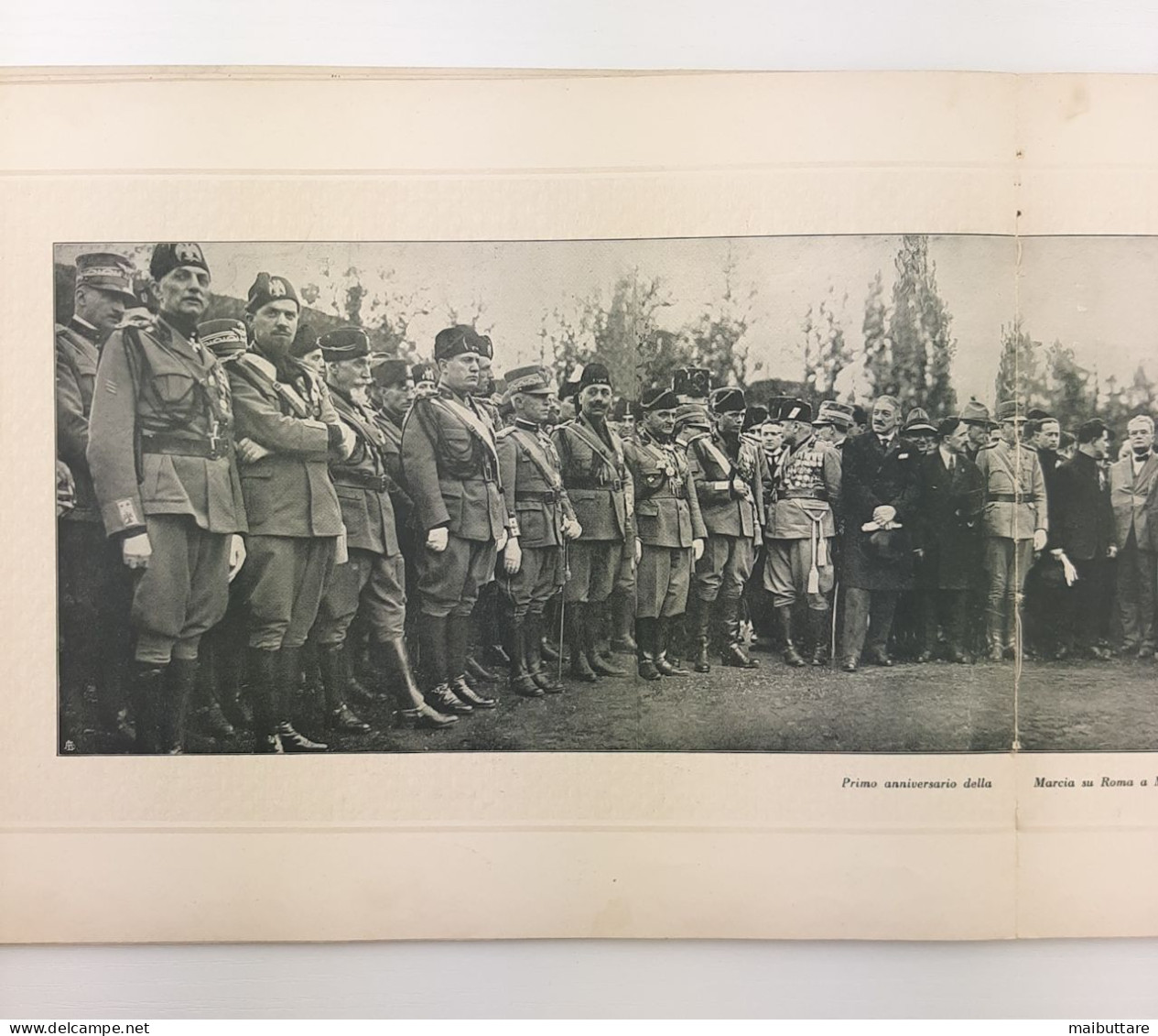 LA MARCIA SU ROMA - Anno 1928 - Album Ricordo Agli Abbonati De "IL POPOLO D'ITALIA" 1928 - Italien