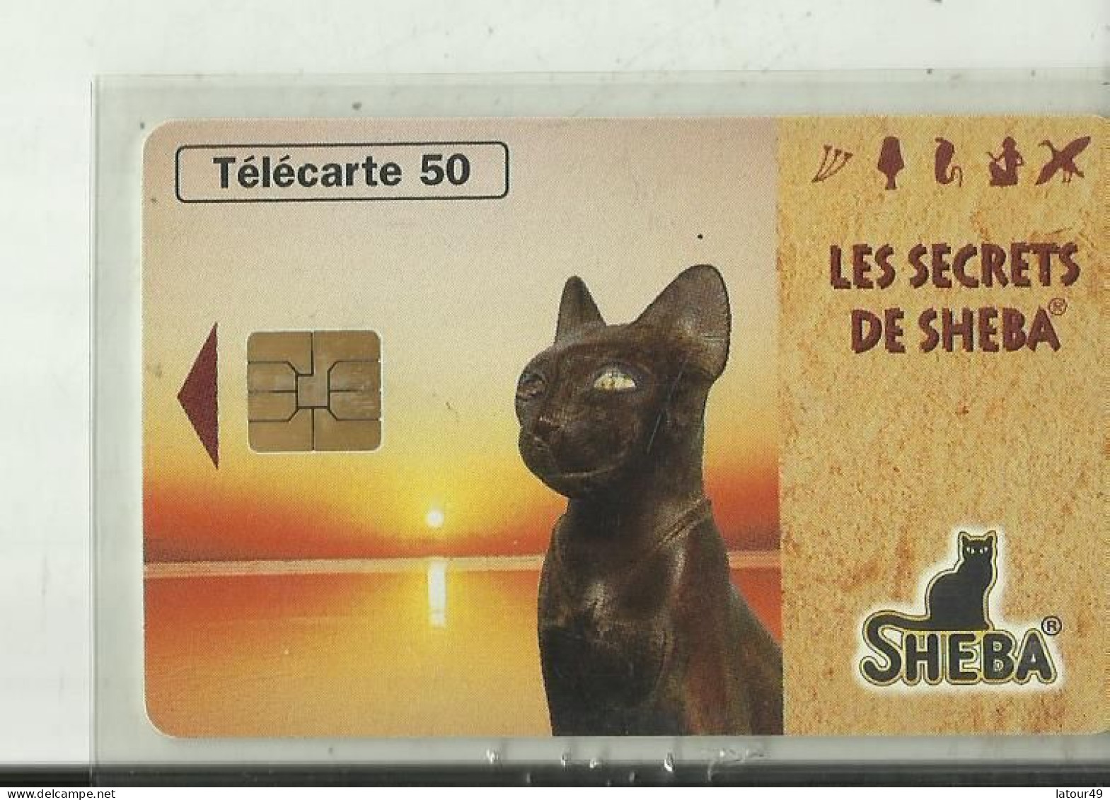 Telecarte No 3  Les Secrets De Sheba  5000 Ex - Cats