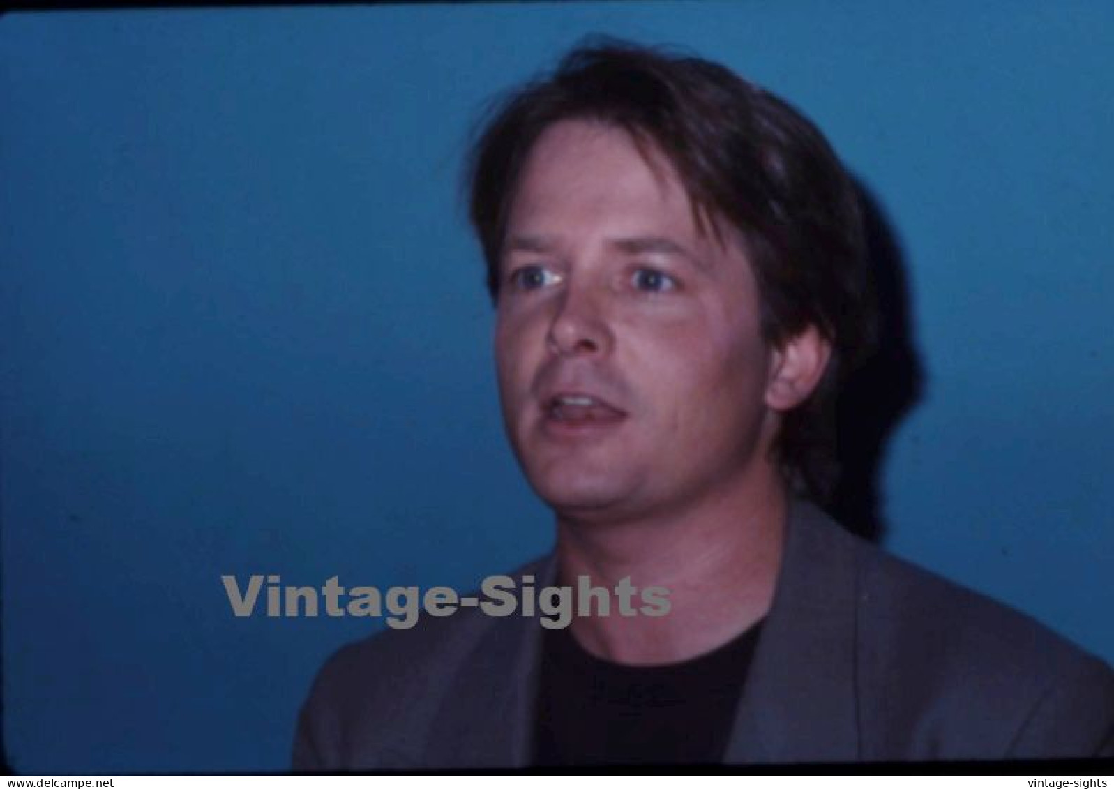 Michael J. Fox / Hollywood Actor *1 (Vintage Press Diapositive ~1980s) - Diapositives