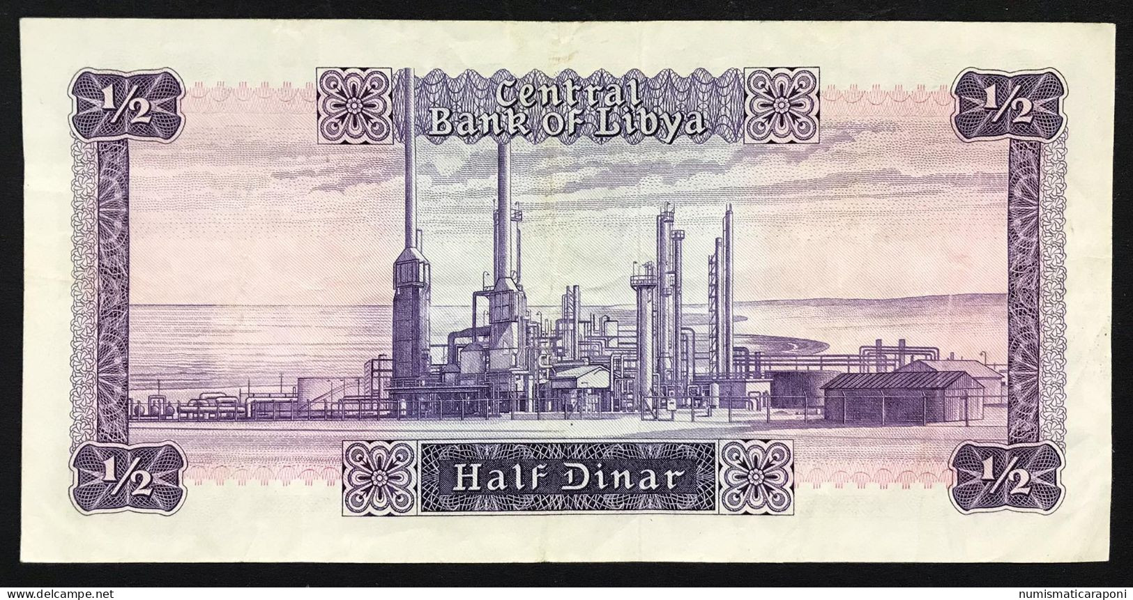 Libia Libya Half DINAR 1972 LOTTO 3094 - Libye