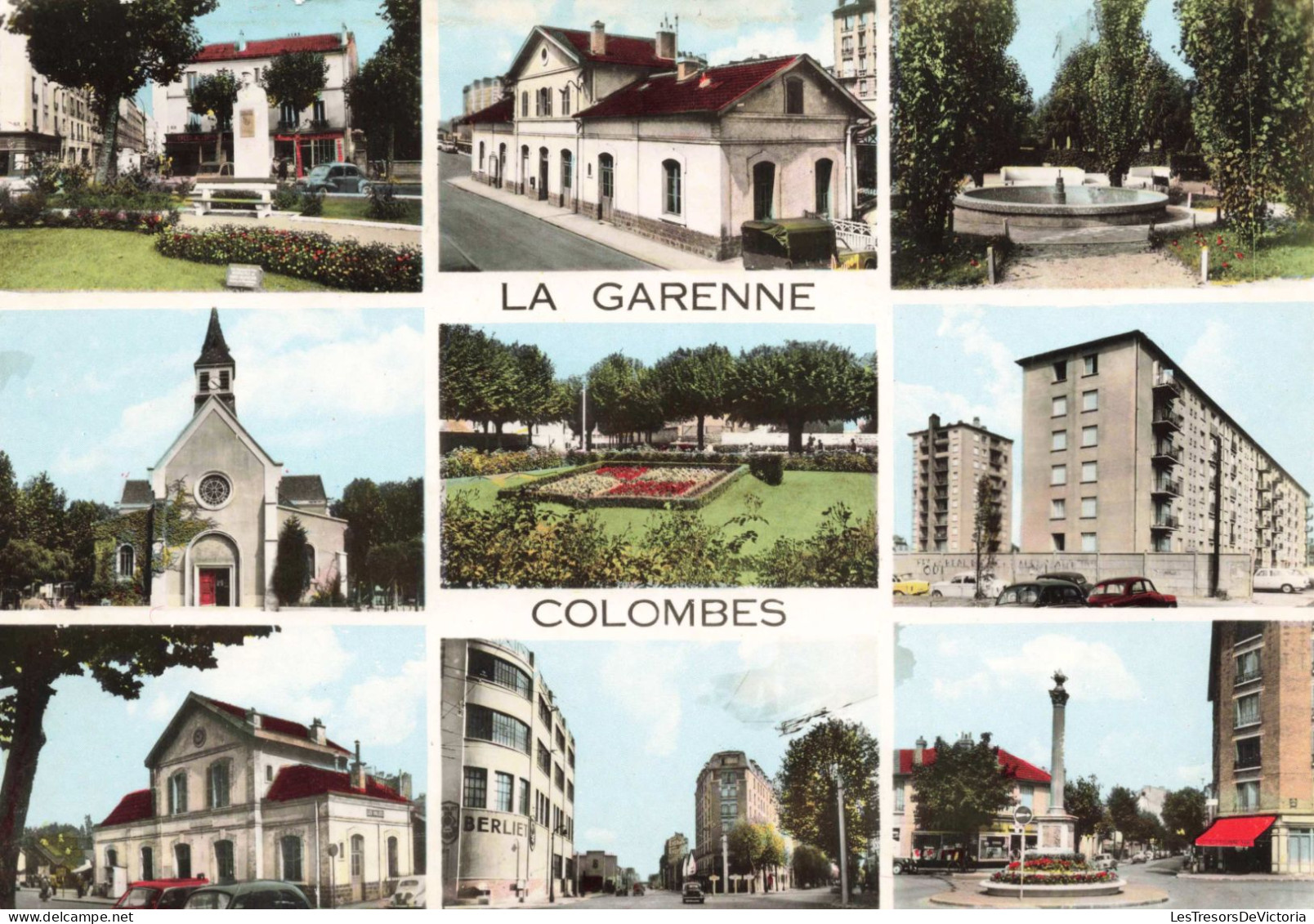 FRANCE - La Garenne Colombes - Images De France - Divers Aspects De La Ville - Colorisé - Carte Postale Ancienne - La Garenne Colombes