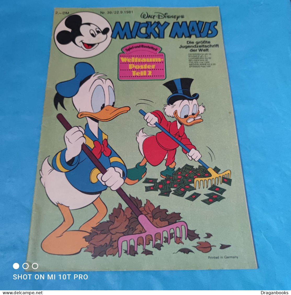 Micky Maus Nr. 39 - 22.9.1981 - Walt Disney