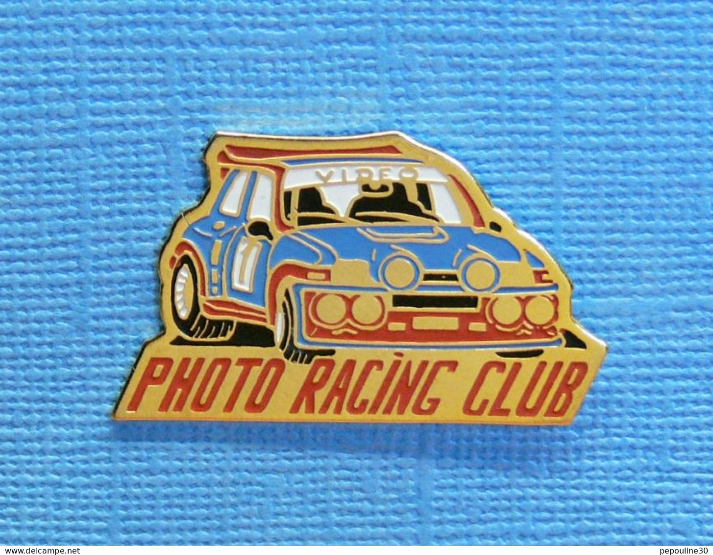 1 PIN'S //  ** RENAULT 5 MAXI TURBO / PHOTO RACING CLUB ** - Rally