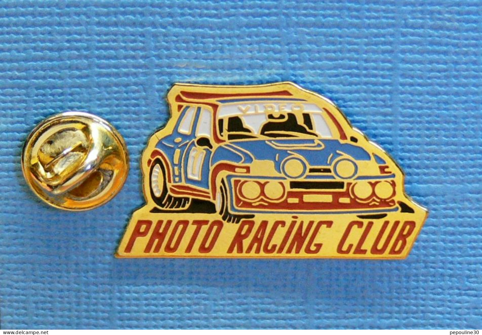 1 PIN'S //  ** RENAULT 5 MAXI TURBO / PHOTO RACING CLUB ** - Rallye