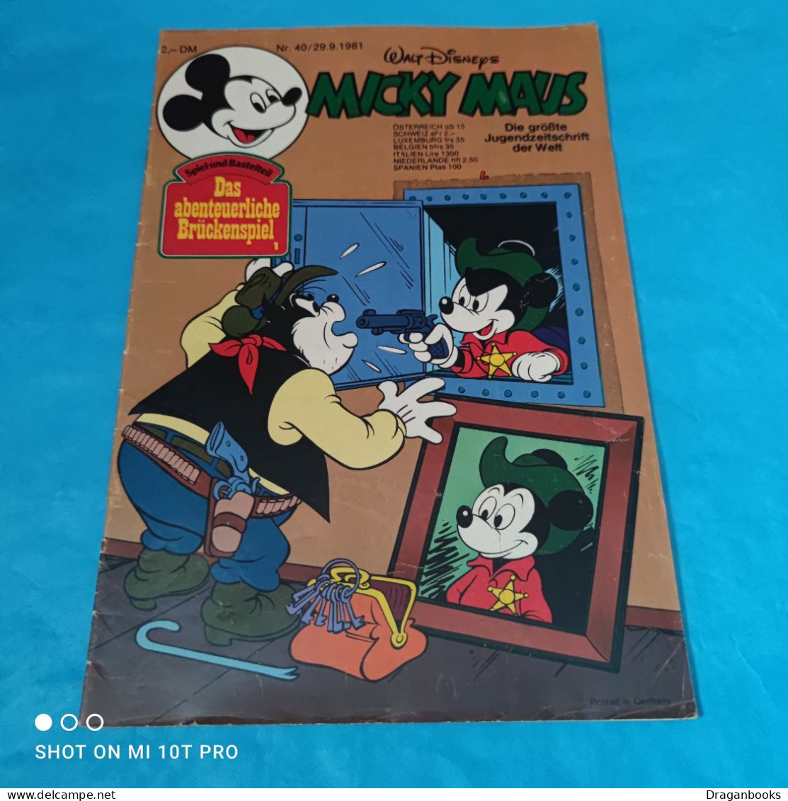 Micky Maus Nr. 40 - 29.9.1981 - Walt Disney