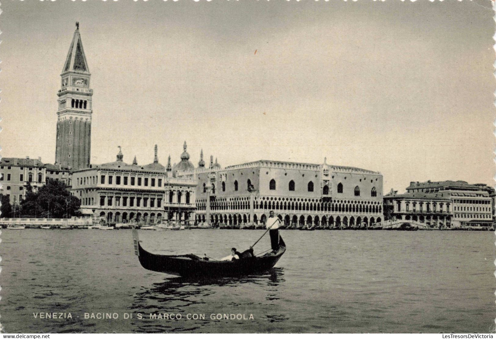 ITALIE - Venezia - Bacino Di S Marco Con Gondola - Carte Postale Ancienne - Venezia (Venice)