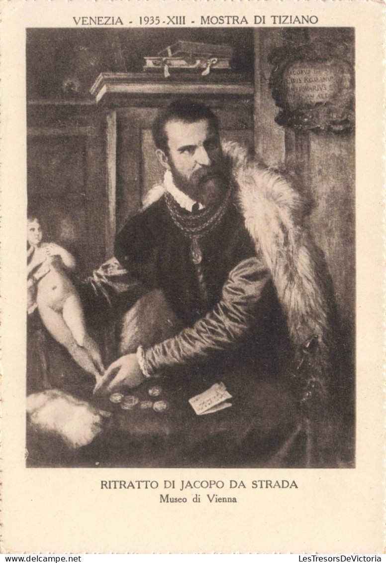 HISTOIRE - Ritratto Di Jacopo Da Strada - Museo Di Vienna - Carte Postale Ancienne - Historia