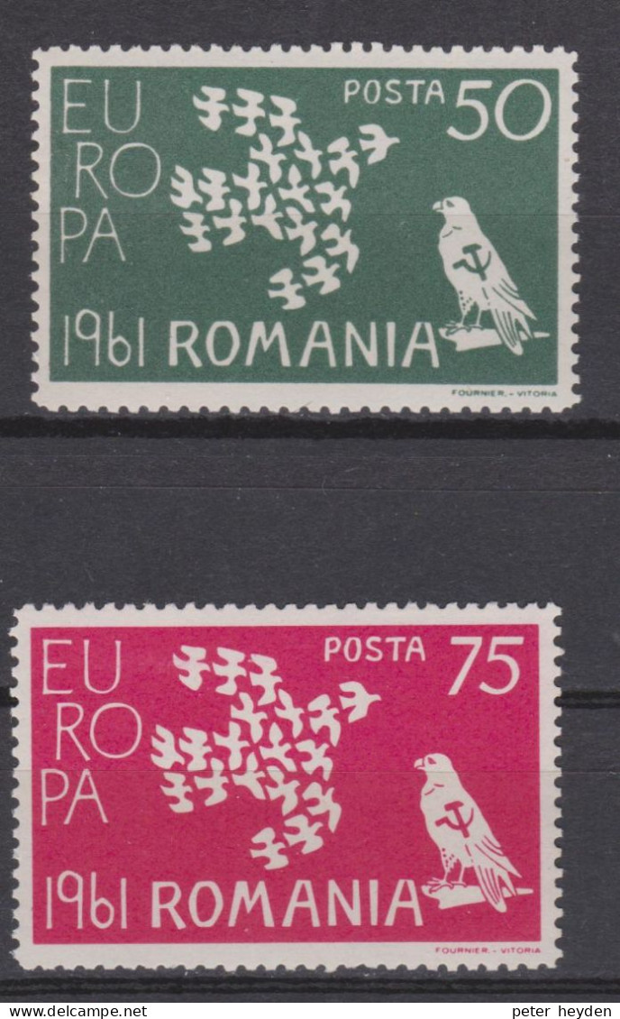 Romania Exile Libera 1961 Europa CEPT MNH Set ~ Rumänien Exil - 1961