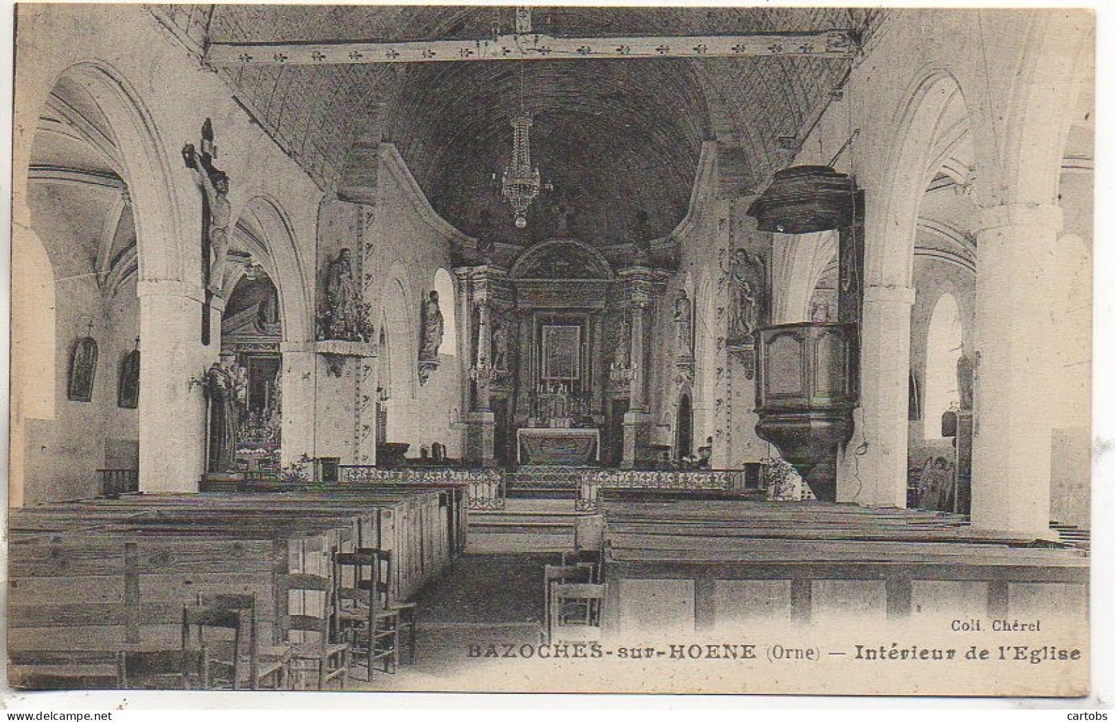 61 BAZOCHES-sur-HOENE  Intérieur De L'Eglise - Bazoches Sur Hoene