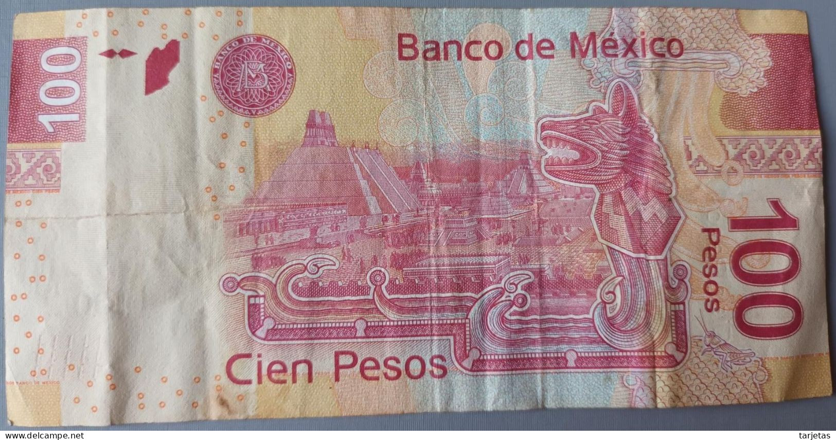 BILLETE DE MEXICO DE 100 PESOS DEL AÑO 2009 (BANKNOTE) - Mexique