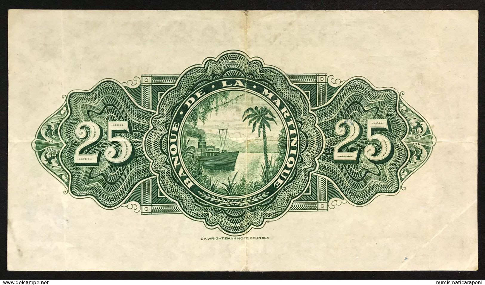 Martinique Martinica 1942 25 Francs Pick#17r  LOTTO 3108 - Sonstige – Amerika