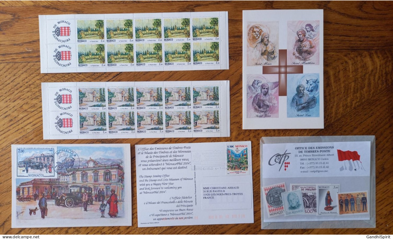 Principauté De Monaco 2 Carnets De Timbres Neufs + Documents + 1 Er Jour - Collections, Lots & Series