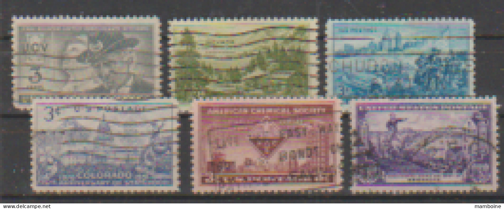USA  1951  N° 549 / 53 Oblitéré    Année Complète =  6  Valeurs - Unused Stamps