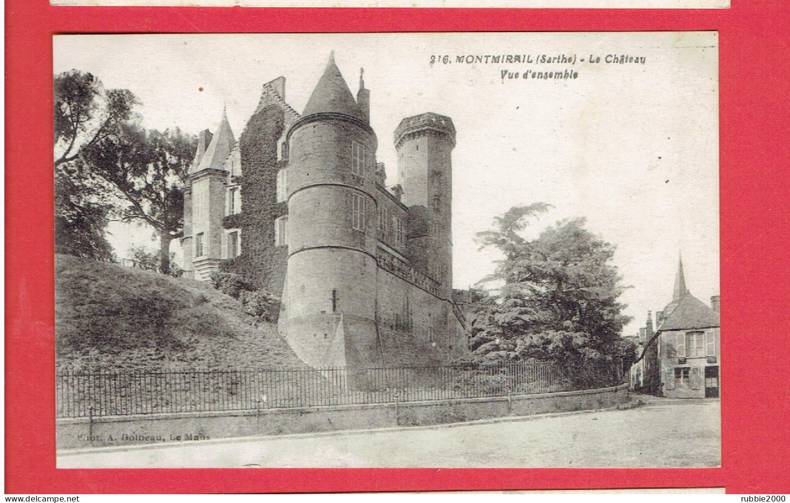 MONTMIRAIL 1919 LE CHATEAU CARTE EN TRES BON ETAT - Montmirail