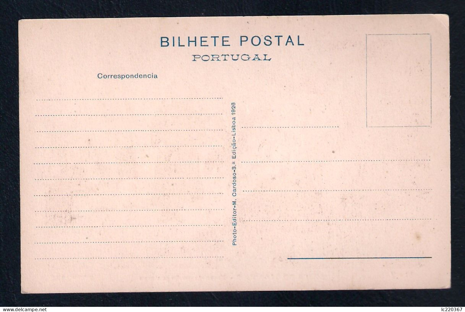 REAL POSTCARD PORTUGAL VISEU SERRA DO CARAMULO - GRUPO DE GENTIS PASTORES - 1930's (COM MANCHA) - Viseu