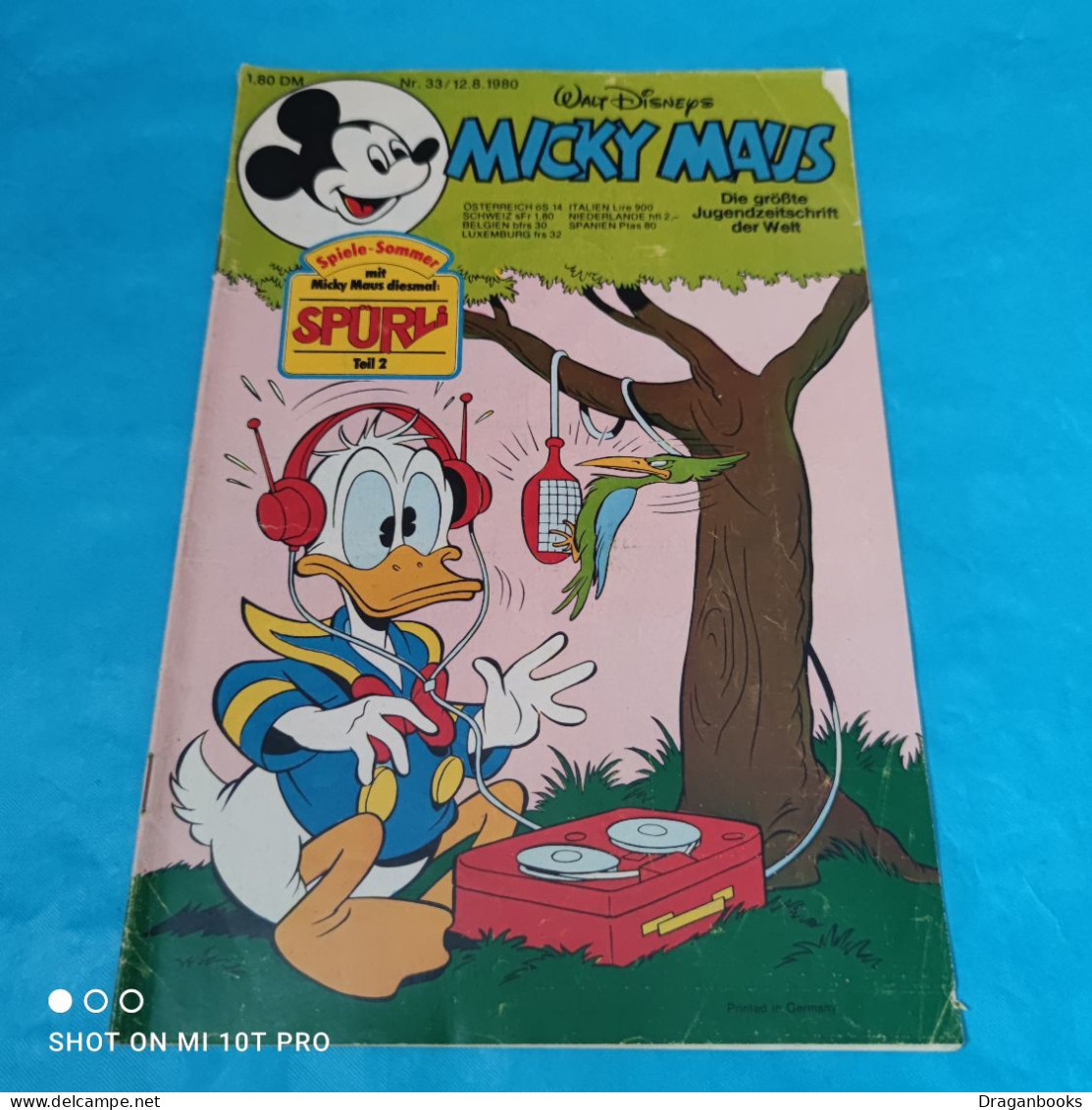 Micky Maus Nr. 33 - 12.8.1980 - Walt Disney