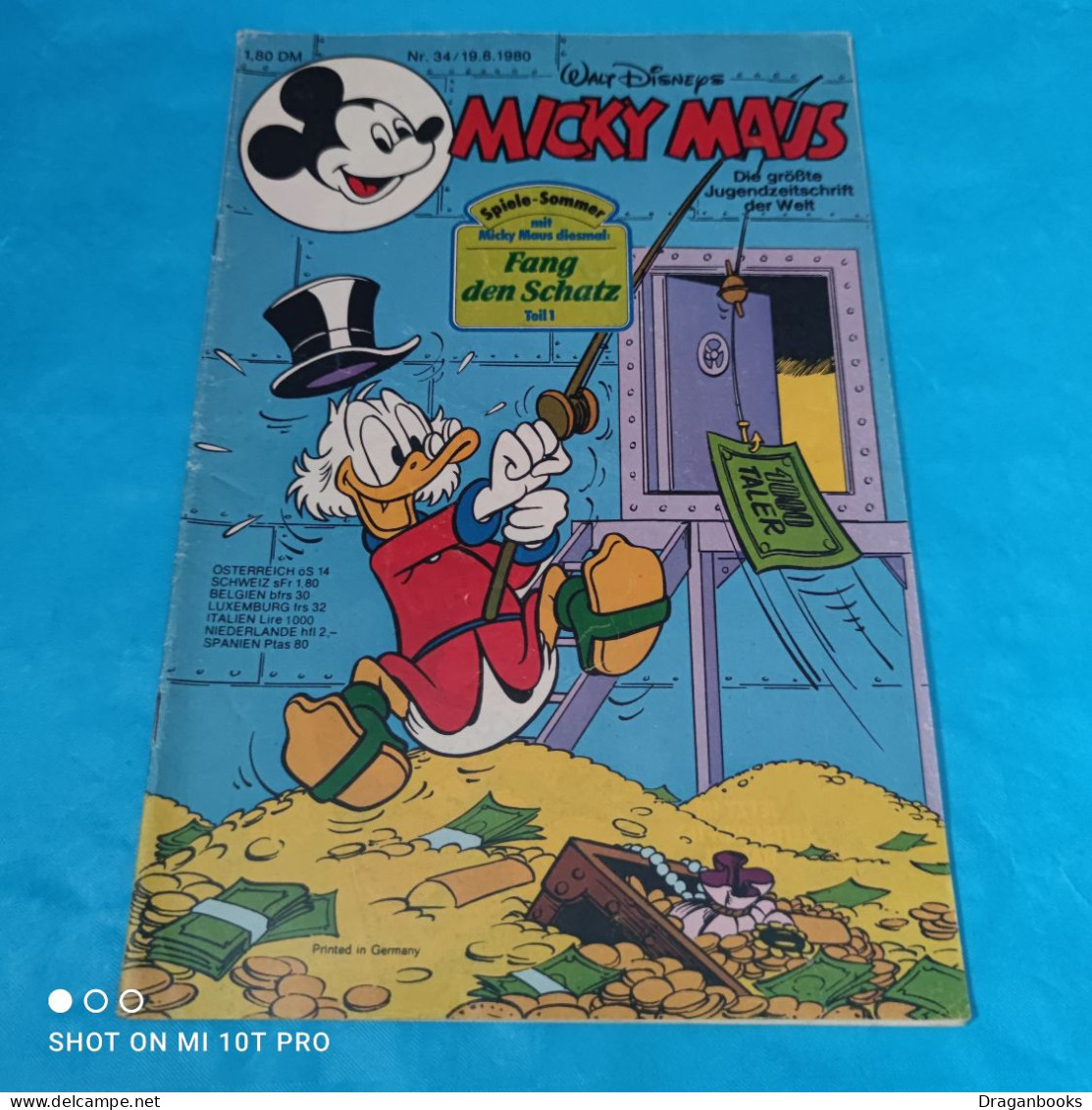 Micky Maus Nr. 34 - 19.8.1980 - Walt Disney
