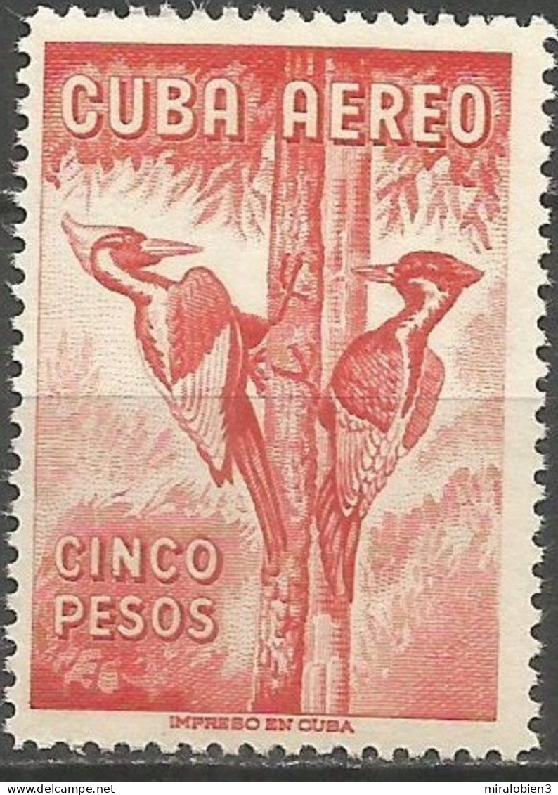 CUBA AVES YVERT NUM. 145 ** NUEVO SIN FIJASELLOS - Luftpost