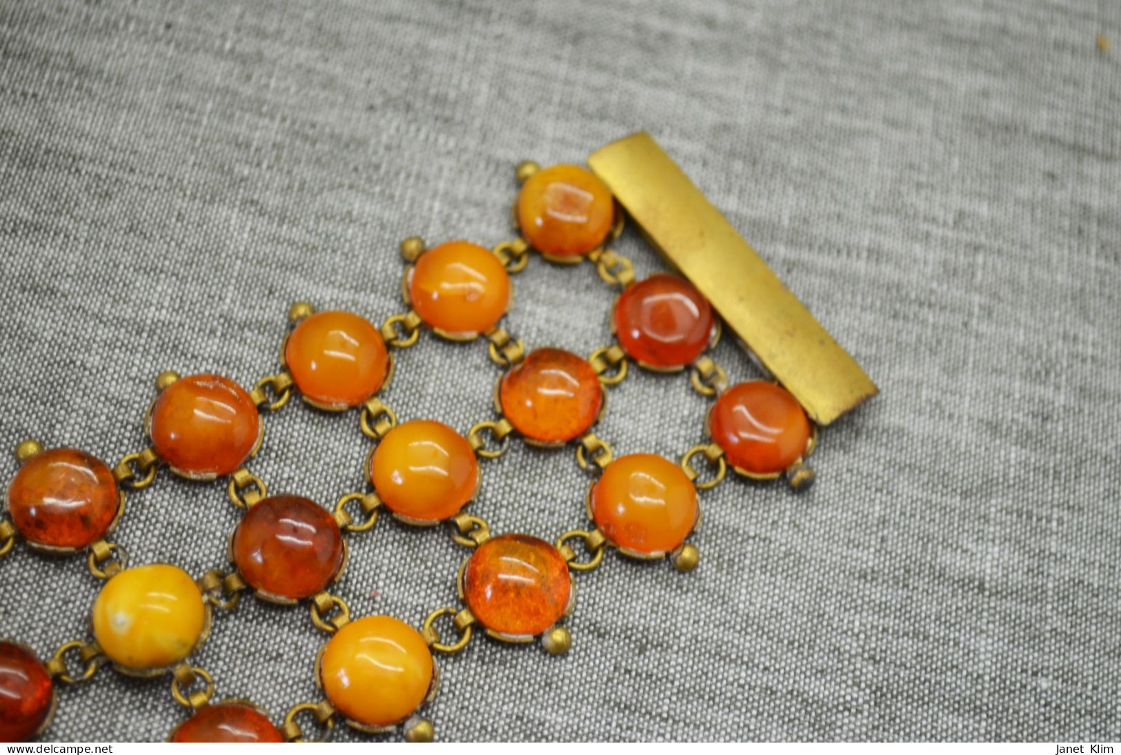 Beautiful Vintage Amber Bracelet - Armbänder