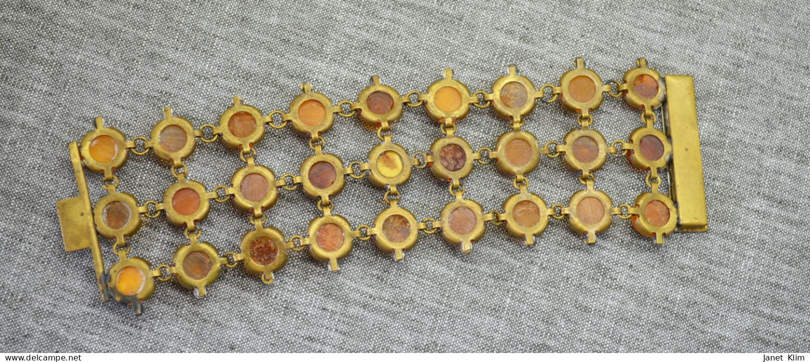 Beautiful Vintage Amber Bracelet - Armbänder