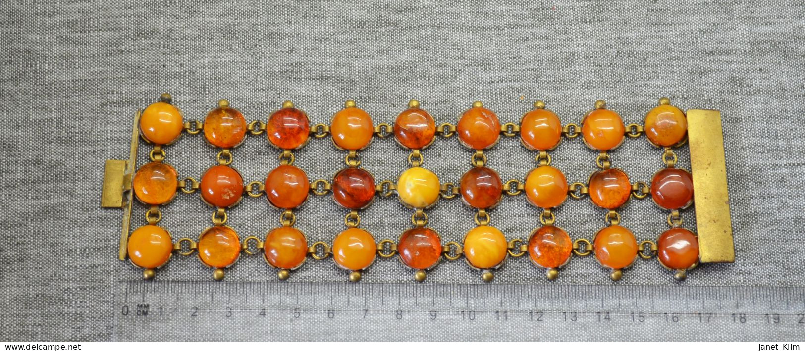 Beautiful Vintage Amber Bracelet - Armbanden