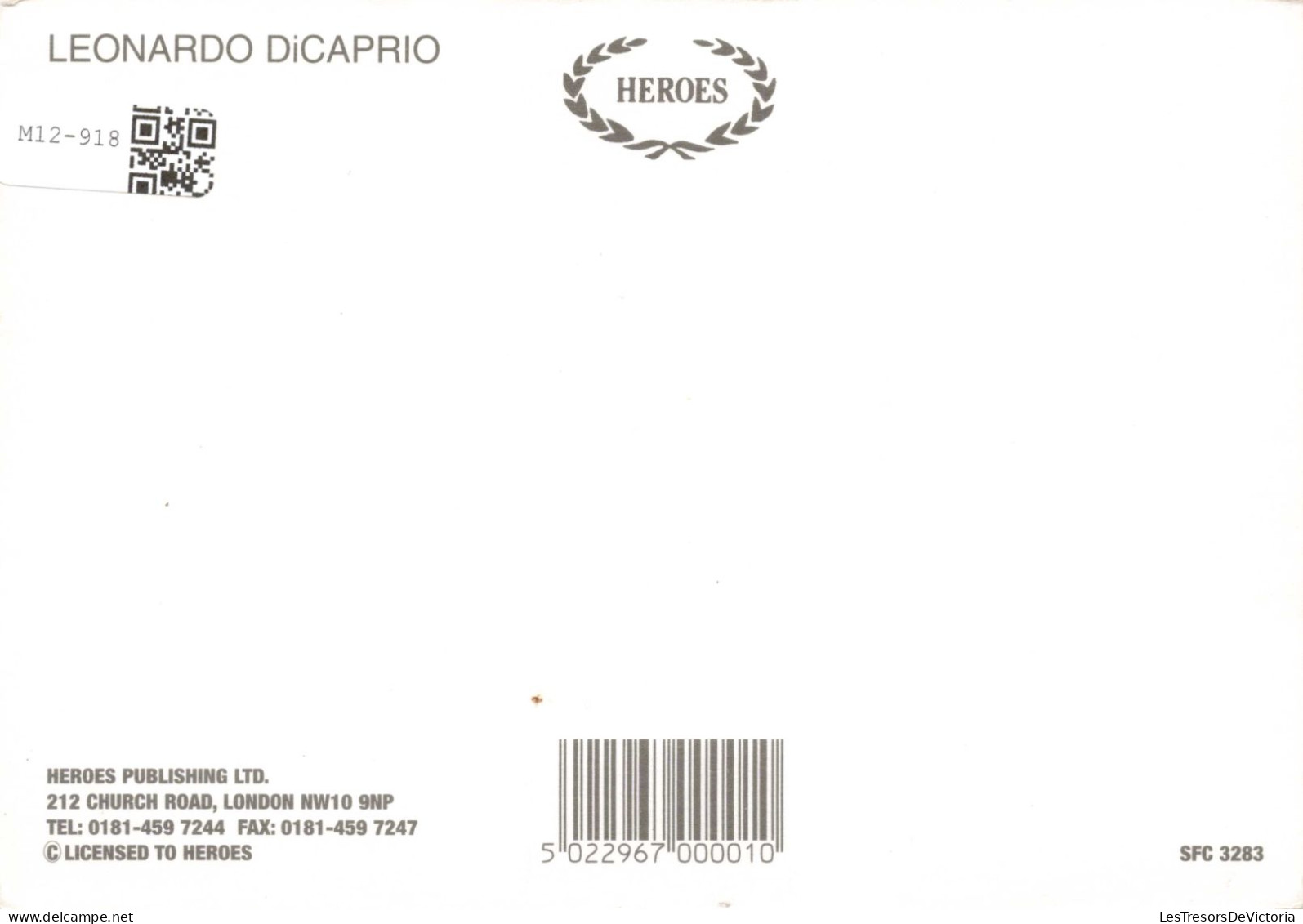CELEBRITE - Acteur - Leonardo Di Caprio - Colorisé - Carte Postale - Künstler