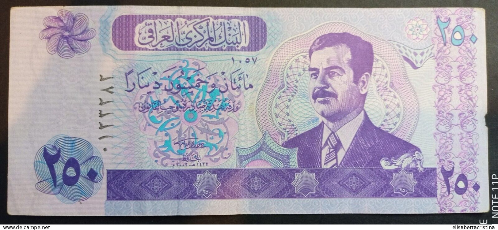 Banconota 250 Dinars 2001 Iraq - Iraq