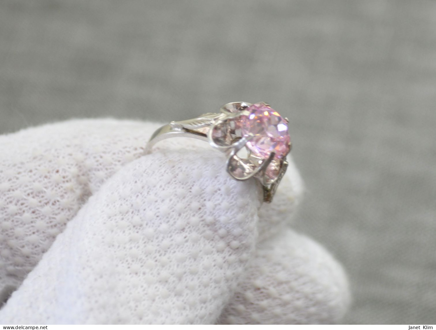 Beautiful Vintage Silver Ring With Stone - Bagues