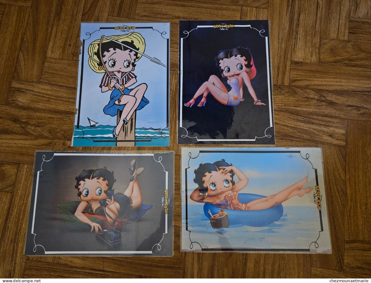 LOT DE 4 IMAGES BETTY BOOP Format A4 LOT1 - BD & Mangas (autres Langues)