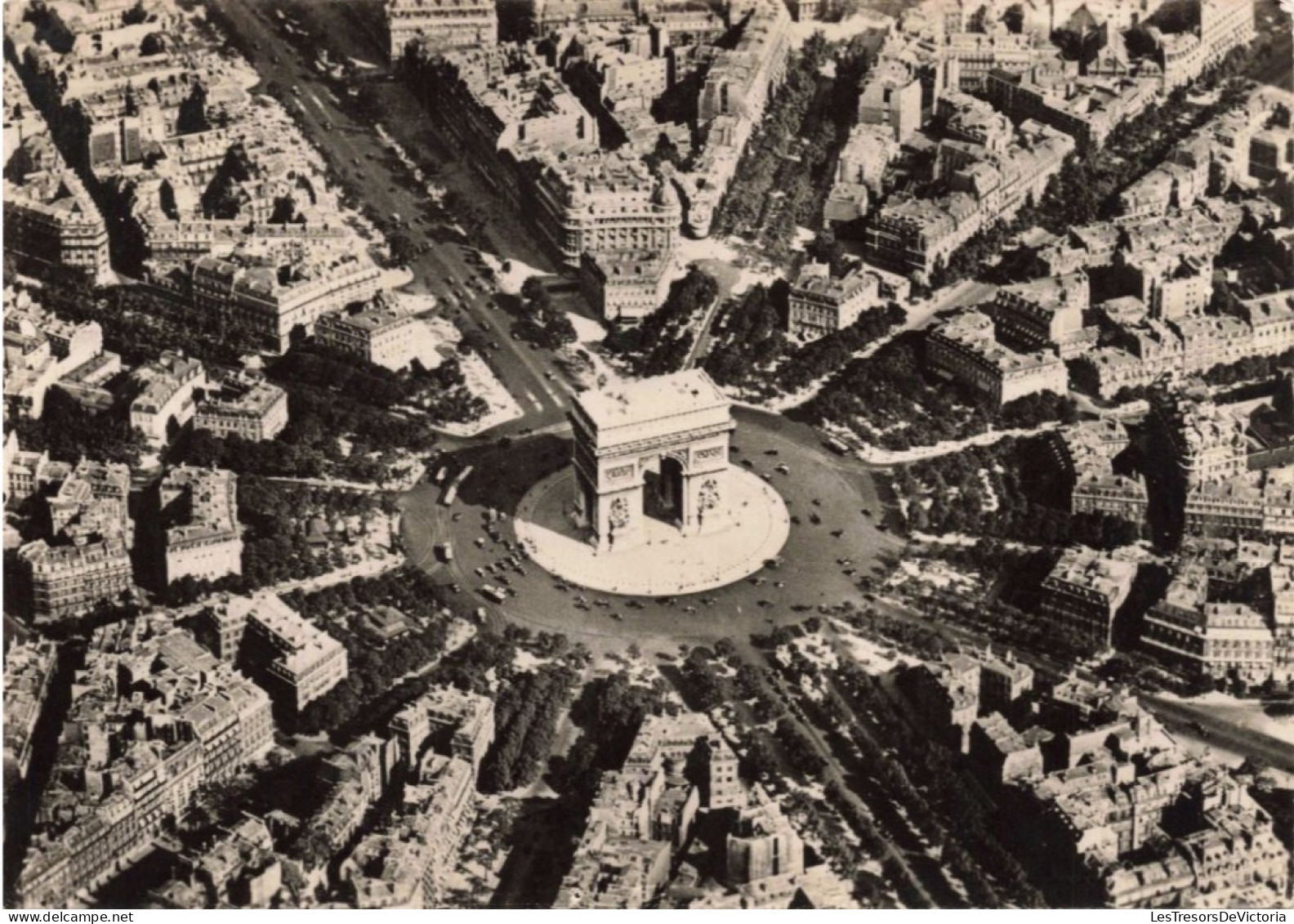 FRANCE - Paris - Place Et Arc De Triomphe De L'étoile - Carte Postale Ancienne - Arc De Triomphe