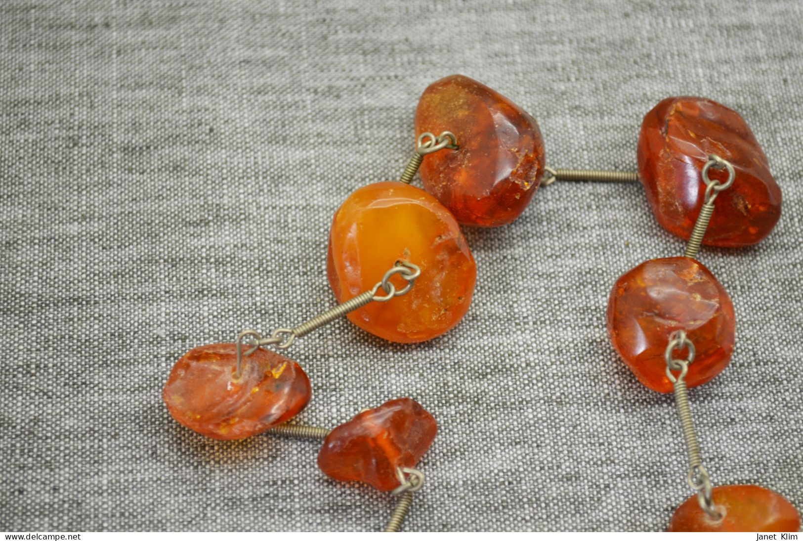 Vintage Amber Beads 44 Gr - Kettingen