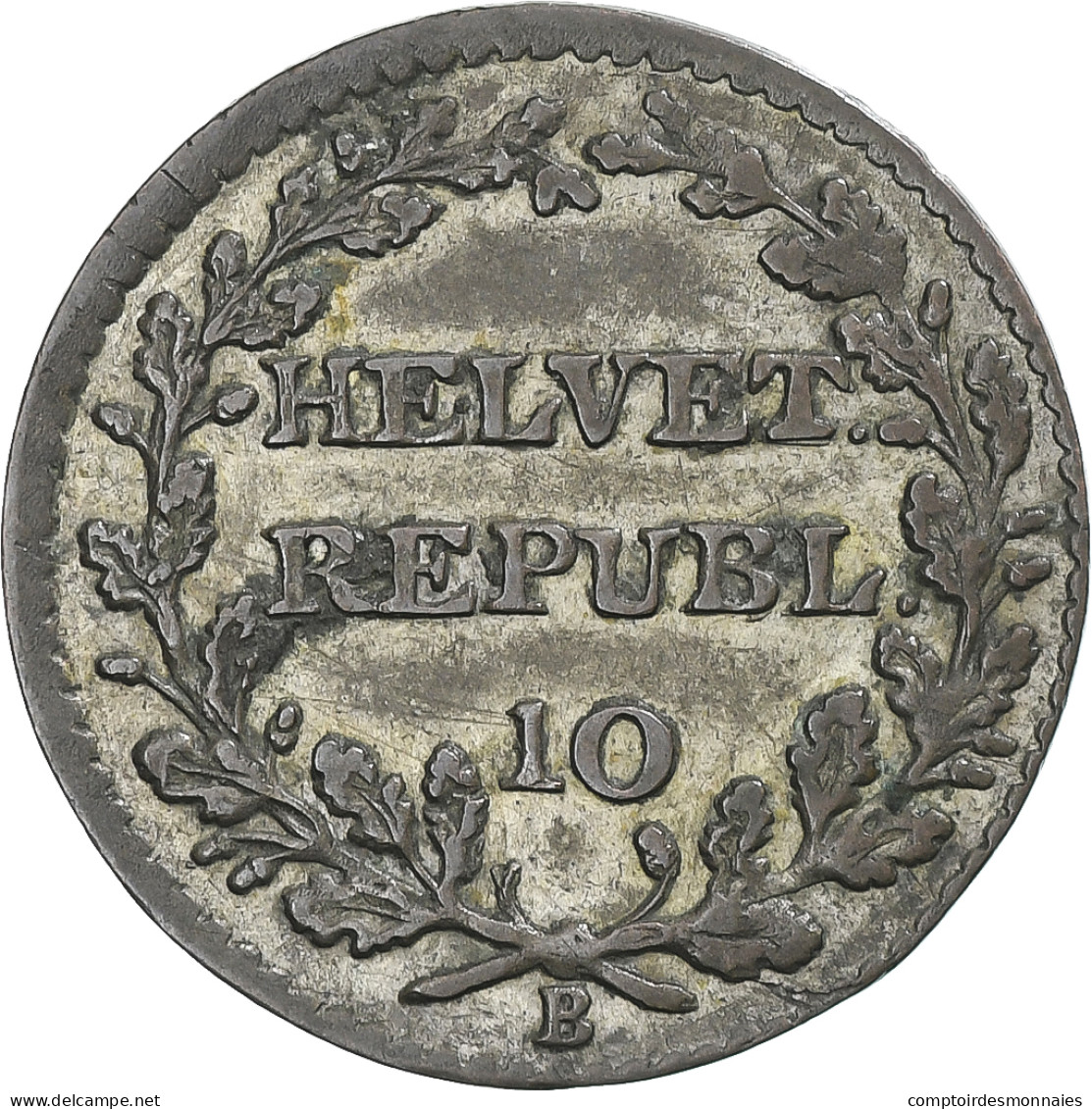 Monnaie, Suisse, République Helvétique, Batzen, 1800, Bern, TTB, Billon, KM:A8 - Autres & Non Classés