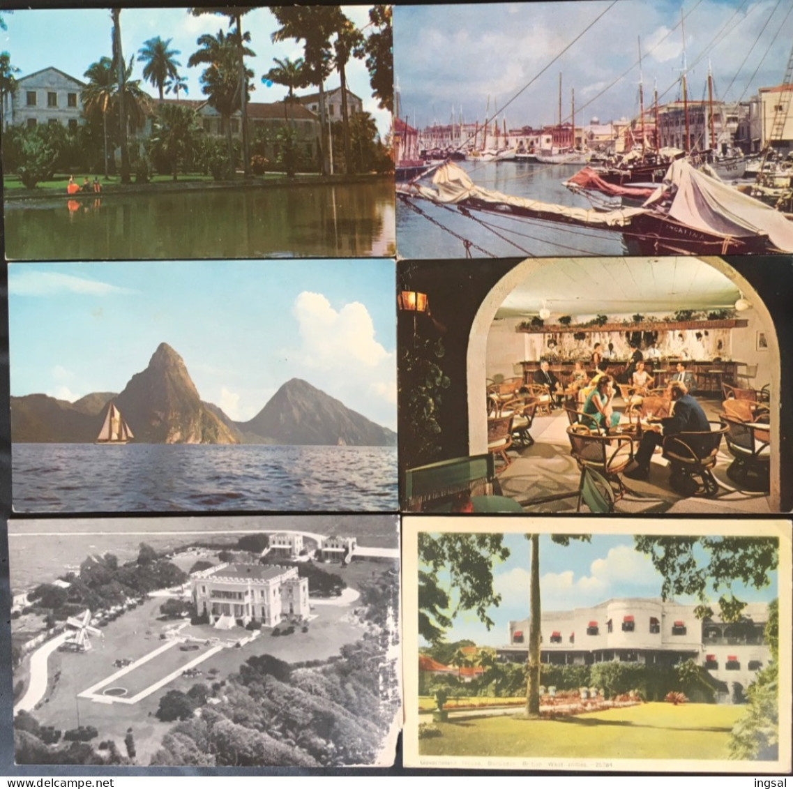 BARBADOS……Eight Vintage Postcards……… - Barbades