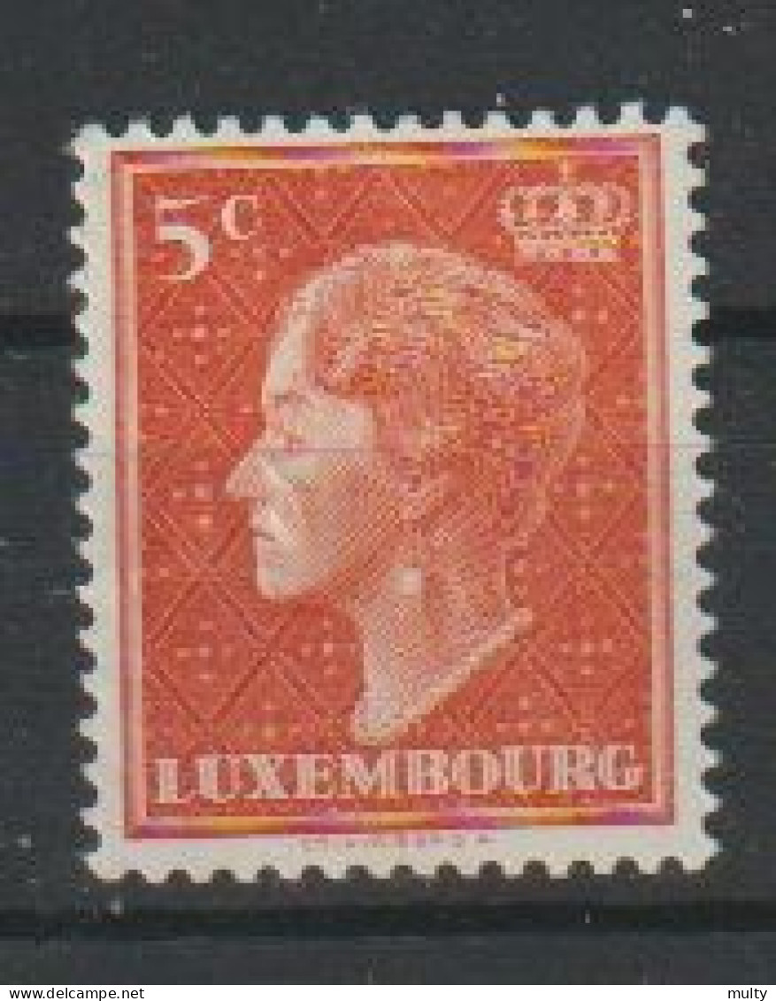 Luxemburg Y/T 413A * MH - 1948-58 Charlotte Linksprofil