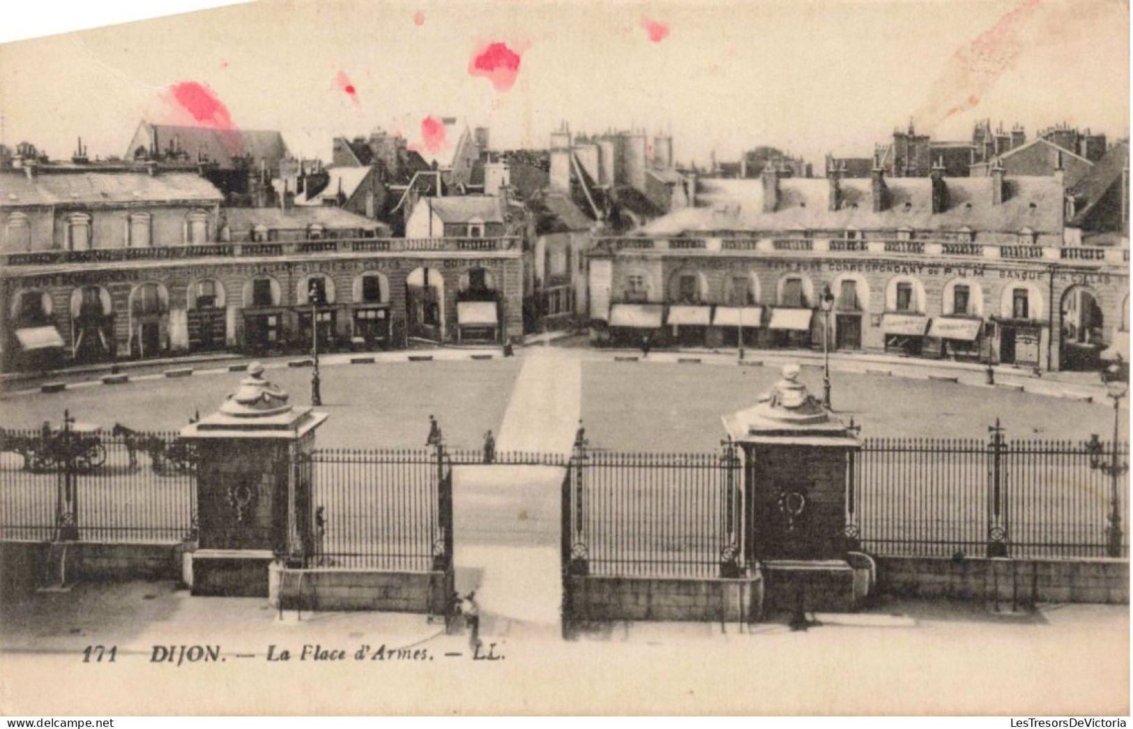 FRANCE - Dijon - La Place D'Armes - Carte Postale Ancienne - Dijon