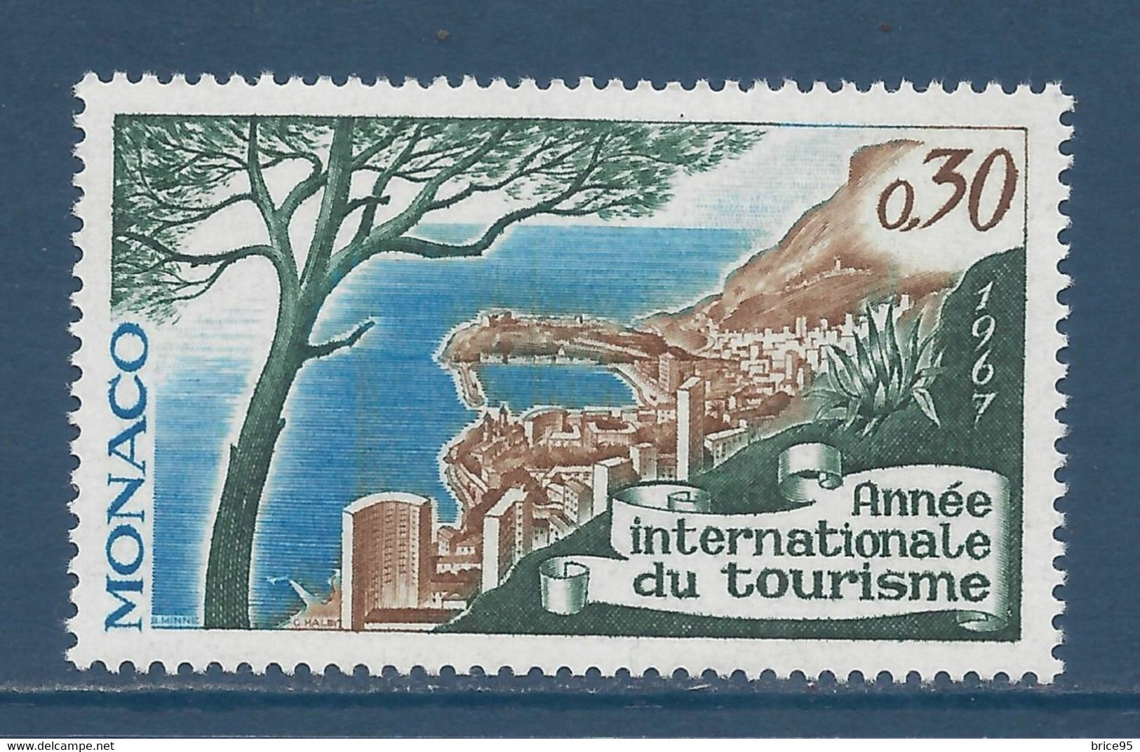 Monaco - YT N° 723 ** - Neuf Sans Charnière - 1967 - Unused Stamps