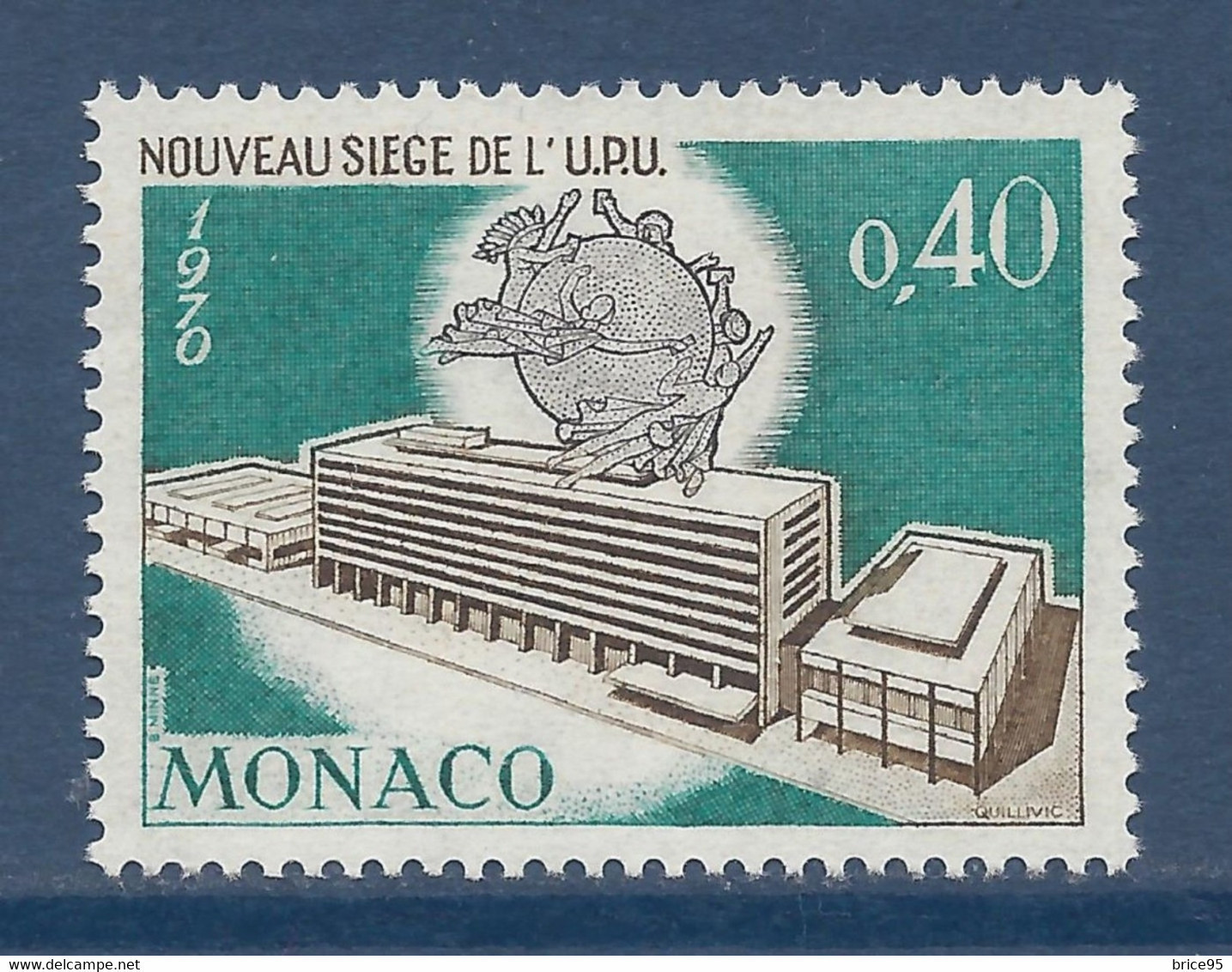 Monaco - YT N° 827 ** - Neuf Sans Charnière - 1970 - Neufs