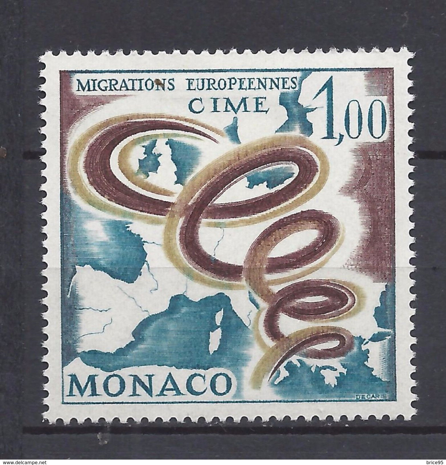 Monaco - YT N° 728 ** - Neuf Avec Charnière - 1967 - Ongebruikt