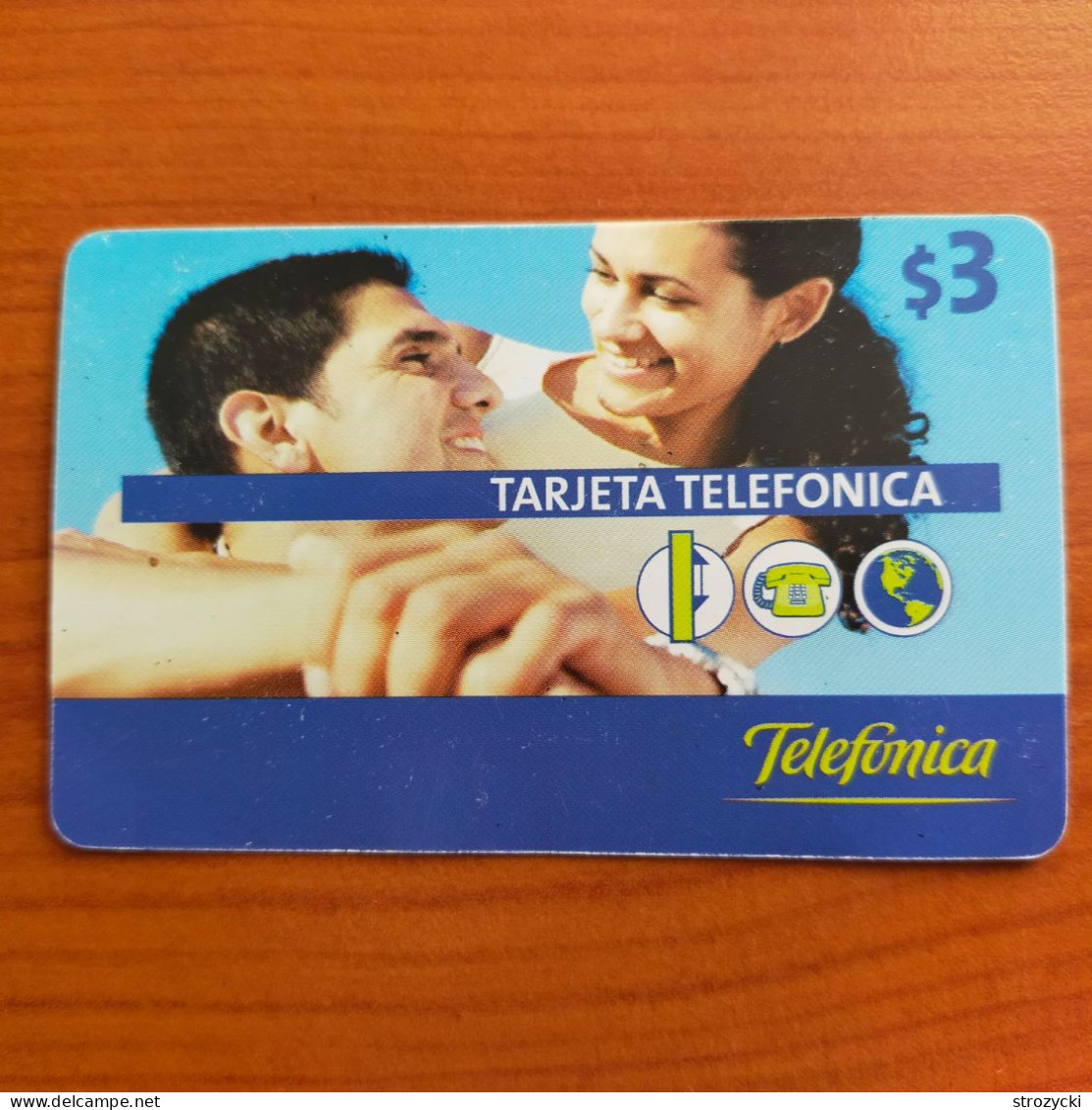 El Salvador - Telefonica - Woman And Man $3 - Salvador