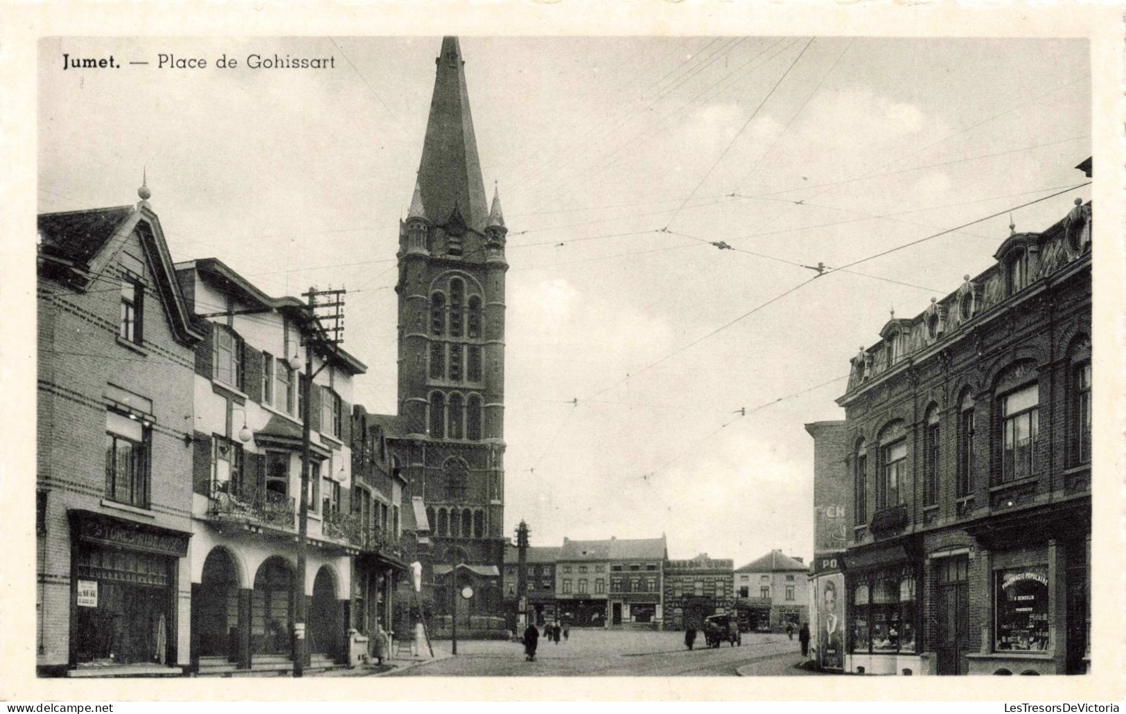 BELGIQUE - Jumet - Place De Gohissart - Carte Postale Ancienne - Charleroi