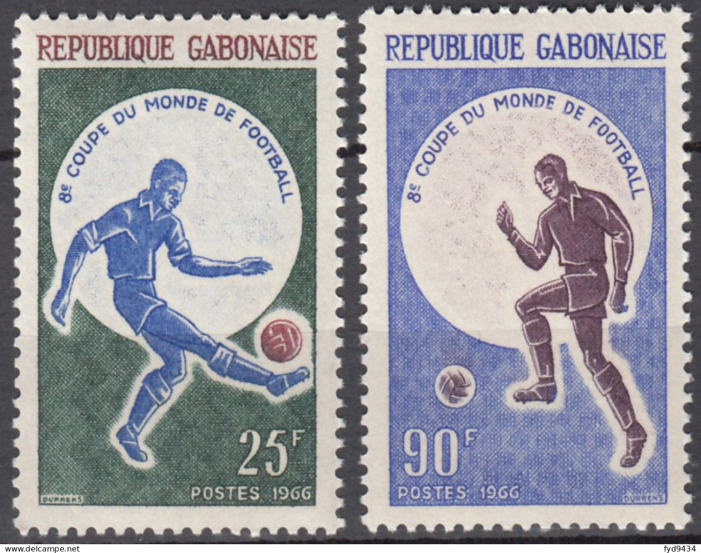 N° 194 Et N° 195 Du Gabon - X X - ( E 374 ) - 1966 – Angleterre