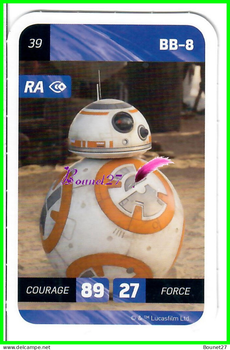 Carte Leclerc " STAR WARS " 2018 - N° 39 BB-8 - Star Wars