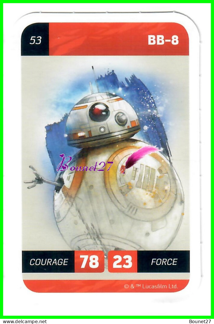 Carte Leclerc " STAR WARS " 2018 - N° 53 BB-8 - Star Wars